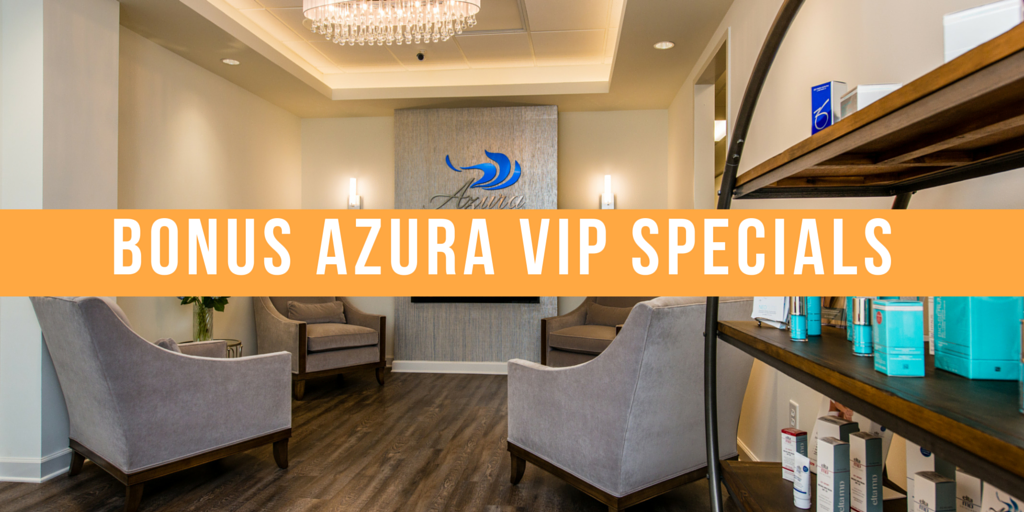 Pick your 10% savings on a new-to-you service in July at Azura Skin Care Center!
